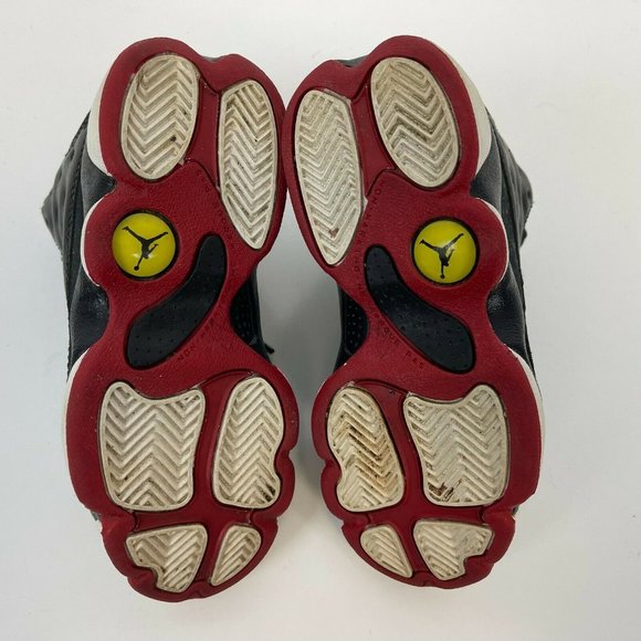 Air Jordan 13 Retro PS Playoff Basketball Shoes 2011 Release Black Kids Size 12C - Picture 5 of 6